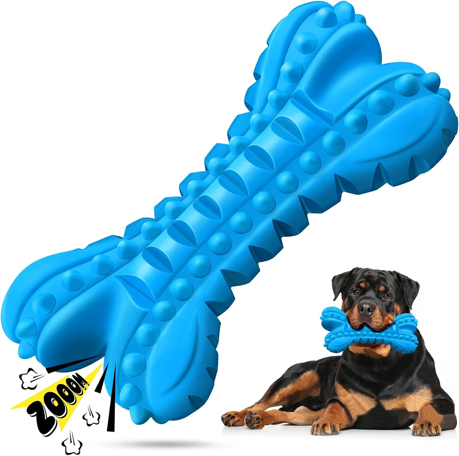 LEGEND SANDY Durable Squeaky Chew Bone Dog Toy