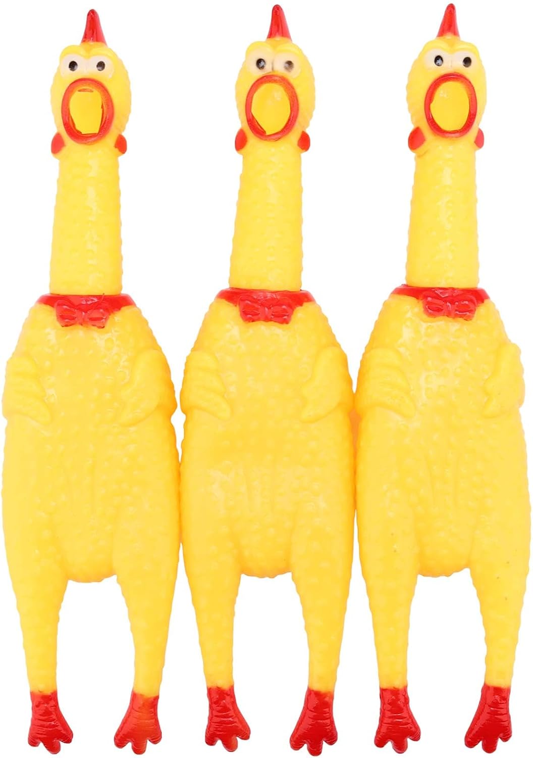 LEGEND SANDY Screaming Chicken Rubber Dog Toy